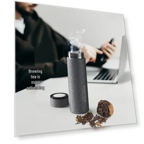 Titanium Antibacterial Smart Thermal Mug — Beverage Warmers, Paul Frank