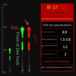 Ultra-Sensitive LED Smart Fishing Float — Fishing Bite Alarm, bixing