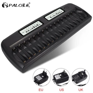 Universal Fast Smart Charger for AA AAA NiMH NiCD Rechargeable Batteries, PALO