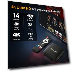 Android TV Box — Media Players, LEFFOT