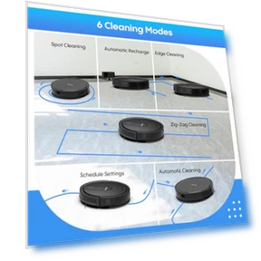 Robot Vacuum and Mop Combo — Smart Cleaning Robots, Bagotte