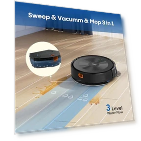 Robotic Vacuum Cleaner with Mop — Smart Cleaning Robots, AZQQ