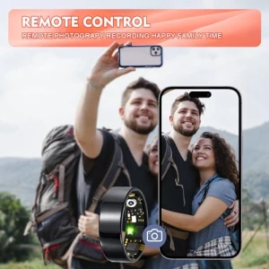 Smart Ring Fitness Tracker with Heart Rate, Blood Oxygen, Blood Pressure, Sleep Monitoring, Step Counting, IP68... — Smart Ring, Kuxlagz