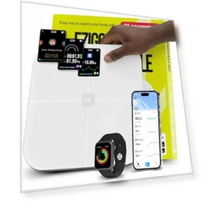 Smart Scale for Body Weight with 25 Health Metrics — Weight Management Tools, EziGo