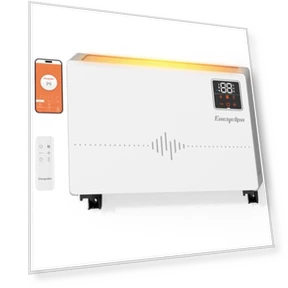 Smart Wall Heater with Wireless and Remote Control — Portable Heating Solutions, Encyclpo