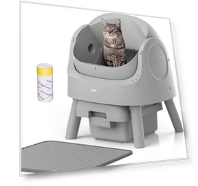 Automatic Self Cleaning Litter Box — Waste Bins, Mimfam