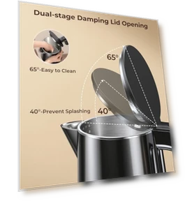 Electric Kettle with Temperature Control and Keep Warm — Kettles & Tea Machines, SSYFEI