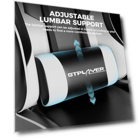 Gaming Chair with Footrest and Lumbar Support — Gaming Chairs, GTPLAYER