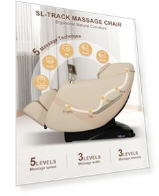 Massage Chair Full Body with Zero Gravity, AI Control, and Heating — Back Relief Solutions, RELX