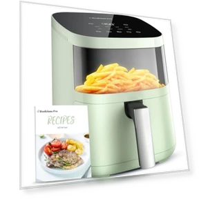Smart Compact Air Fryer with Viewing Window — Air Fryers, Beelicious