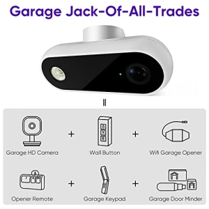 Smart Garage Door Opener Remote with Camera, OCCHI