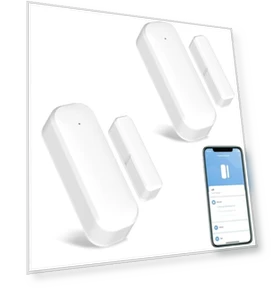 2-Pack Smart Door and Window Sensor — Smart Home Security, XFOX
