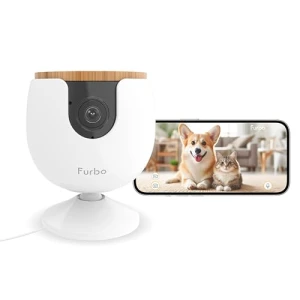 Pet Camera with Barking/Meowing Alerts and Tracking, Furbo