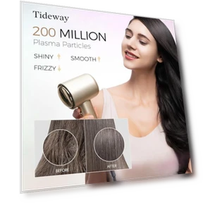 Professional High-Speed Ionic Blow Dryer with Magnetic Diffuser — Dryers & Accessories, TIDEWAY