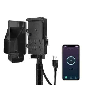 WiFi Smart Yard Stake Plug with 6 Outlets, DEWENWILS