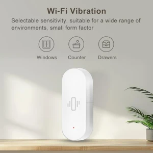 WiFi Vibration Sensor for Doors and Windows, Gaoducash