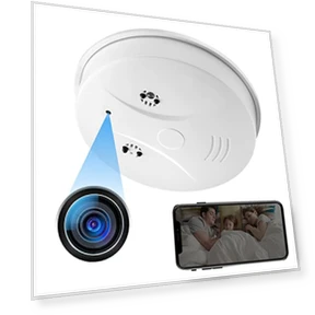 Hidden Camera Smoke Detector — Outdoor Security Cameras, UYIKOO