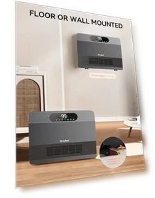 Smart Wall Heater — Portable Heating Solutions, GiveBest