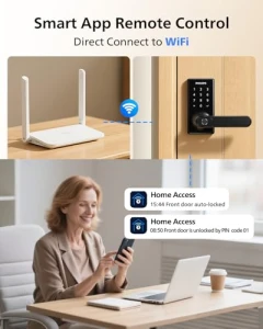 Wi-Fi Smart Door Lock with Handle — Smart Lock, Philips