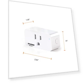 WiFi Smart Plug, Voice Control, Compatible with Alexa and Google Home, Timer, On/Off, White - 4 Pack — Smart Home Hubs & Controllers, LEDVANCE