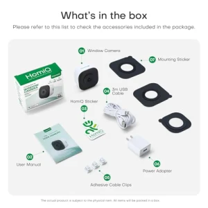 Window Camera for Home Security — Security Camera, HomiQ