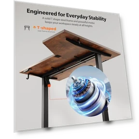 Electric Standing Desk, L-Shaped 55 Inches Height Adjustable Desk, Sit and Stand up for Work Office Home, Ergonomic... — Mounts, Agilestic