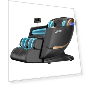 Massage Chair Full Body, Zero Gravity SL-Track Shiatsu Massage Recliner Chair with Body Scan, Airbags, Foot Rollers,... — Beds & Tables, Culanta