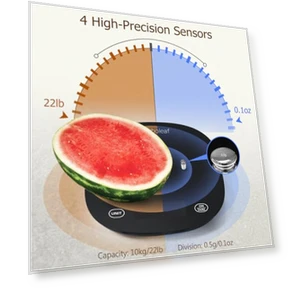 Smart Food Kitchen Scale with Nutritional Calculator — Weight Management Tools, Arboleaf