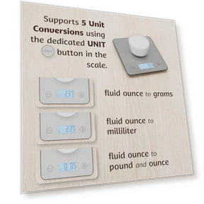 Smart Food Scale for Meal Prep — Weight Management Tools, Bisonbody