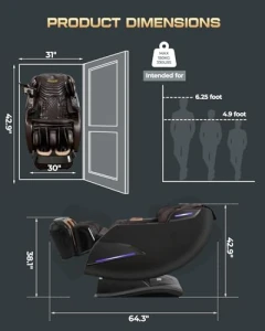 Zero Gravity Shiatsu Massage Chair Recliner — Massage Chairs, Armali