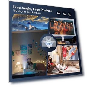 Mini Smart Projector — Home Theater Projectors, LUXVYN