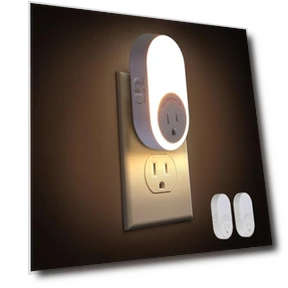 Night Lights Plug Into Wall with Dusk to Dawn Sensor and Power Outlet — Night Lights, Dawnrise