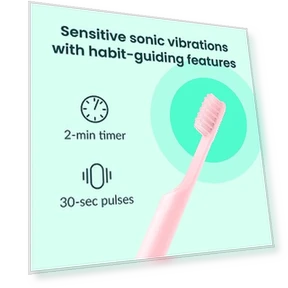Smart Sonic Toothbrush for Adults — Electric Toothbrush Heads, Quip