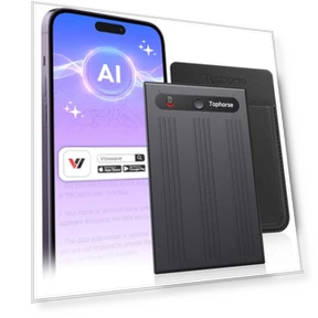 Voice Recorder with AI Transcription and Summarization — Voice Recognition & Productivity Software, Tophorse