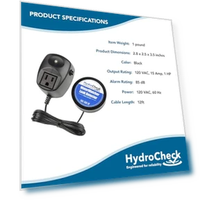 Water Sensor Alarm — Water Leak Detection Systems, HydroCheck