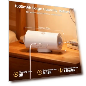 Wireless Wall Sconce with Remote, Motion Sensor, 16 Colors Changing, Dimmable, Rechargeable Battery, 4-Pack — Wall Lighting, Hirzsjoy