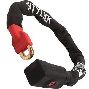 Bike Chain Lock with Key - Magnetic Patented Sold Secure Gold Rated - Heavy Duty Anti Theft - Smart Ultra Security..., Seatylock