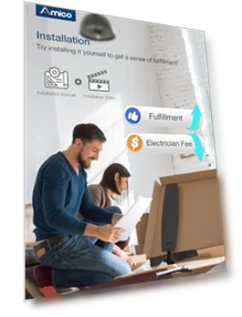 Ceiling Fan with Lights — Ceiling Fans & Accessories, Amico