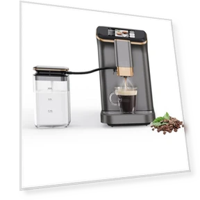 Espresso Maker With Milk Frother — Coffee & Espresso Combos, GustoWave