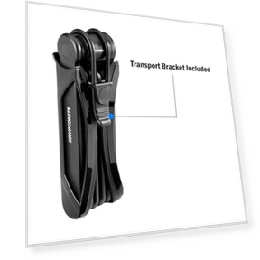 Folding Bike Lock, Compact Lightweight High Security Anti-Theft Foldable Bicycle Lock with 2 Keys and Mount — Cable, Kryptonite