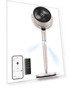 Smart Fan with Position-based Oscillation — Stand Fans, Dreo