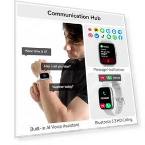 Smart Watch with Alexa Built-in, HD Touchscreen Fitness Tracker with Bluetooth Calling, Heart Rate/Sleep Monitor, 120+... — Smartwatches, Cillso