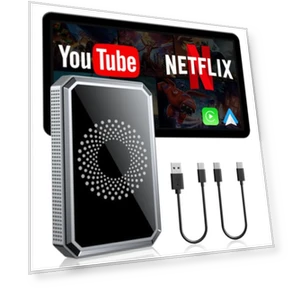 Wireless Carplay and Android Auto Adapter with Video Streaming — USB, LAMTTO