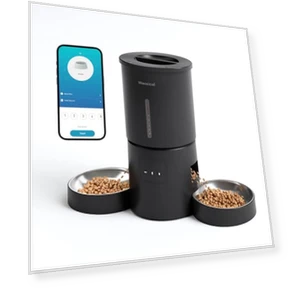 Automatic Cat Feeder with Dual Bowls — Smart Pet Feeders, Miaosical