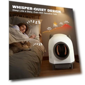 Automatic Cat Litter Box — Waste Bins, Grepatio