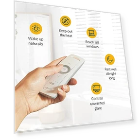 Clever Tilt Blind Motor Kit 2 Pack — Honeycomb, Somfy