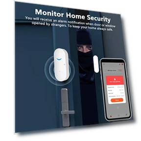 Smart Door Sensor Alarm Wireless — Smart Home Security, Molczov
