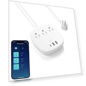 Smart Plug Power Strip with 3 Outlets and 3 USBs — Power Solutions & Surge Protection, BN-LINK