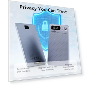 Voice Recorder with Case — Voice Recognition & Productivity Software, SIGNALFI