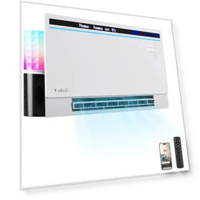 Smart Electric Space Heater with Bluetooth Speaker and RGB Light — Portable Heating Solutions, VallisCo